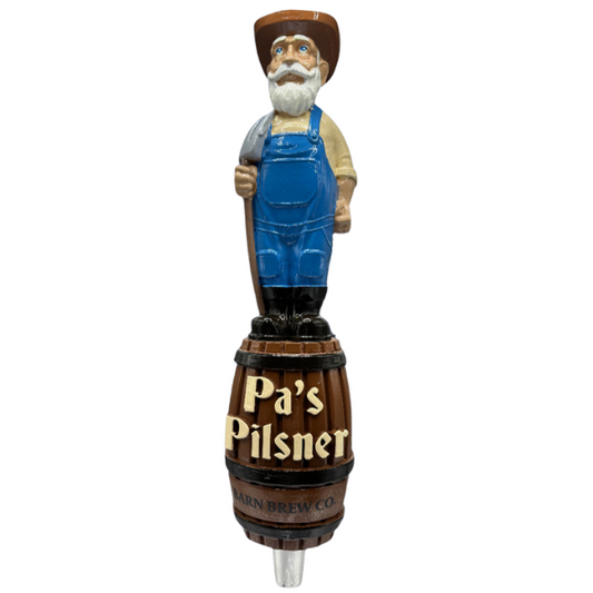 Pa's Pilsner Tap Handle (Barn Brew Co. Collectible)